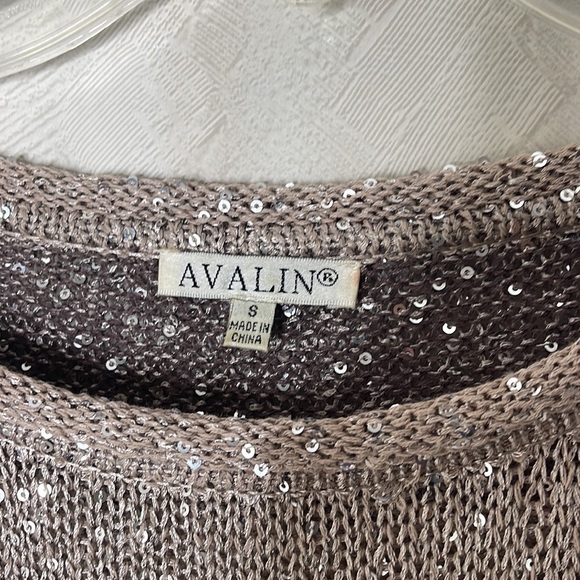 ❤️ AVALIN Sparkling Striped Cardigan Size S - Picture 5 of 6